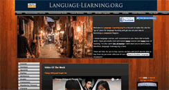 Desktop Screenshot of language-learning.org